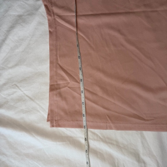 Blush Pink Ribbed Dress - Picture 6 of 13